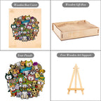 Rich Dog Wooden Jigsaw Puzzle