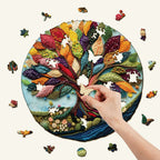 Fibrous Life Tree Wooden Jigsaw Puzzle