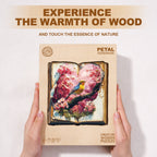 Petal Serenade Wooden Jigsaw Puzzle