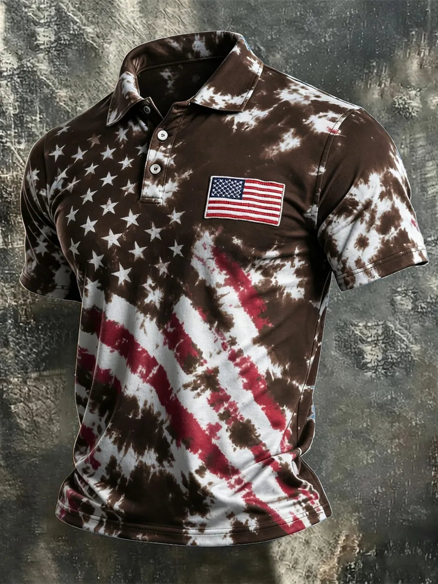 Men's America Anniversary Short-Sleeve Polo Shirt