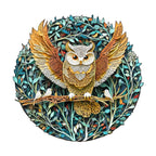 Forest Dreamers-Owl Wooden Jigsaw Puzzle