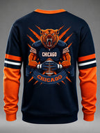 Men'S Football Printed Waffle T-Shirt