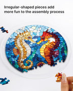 Dreamy Seahorses Light Suncatcher-Acrylic Window Art
