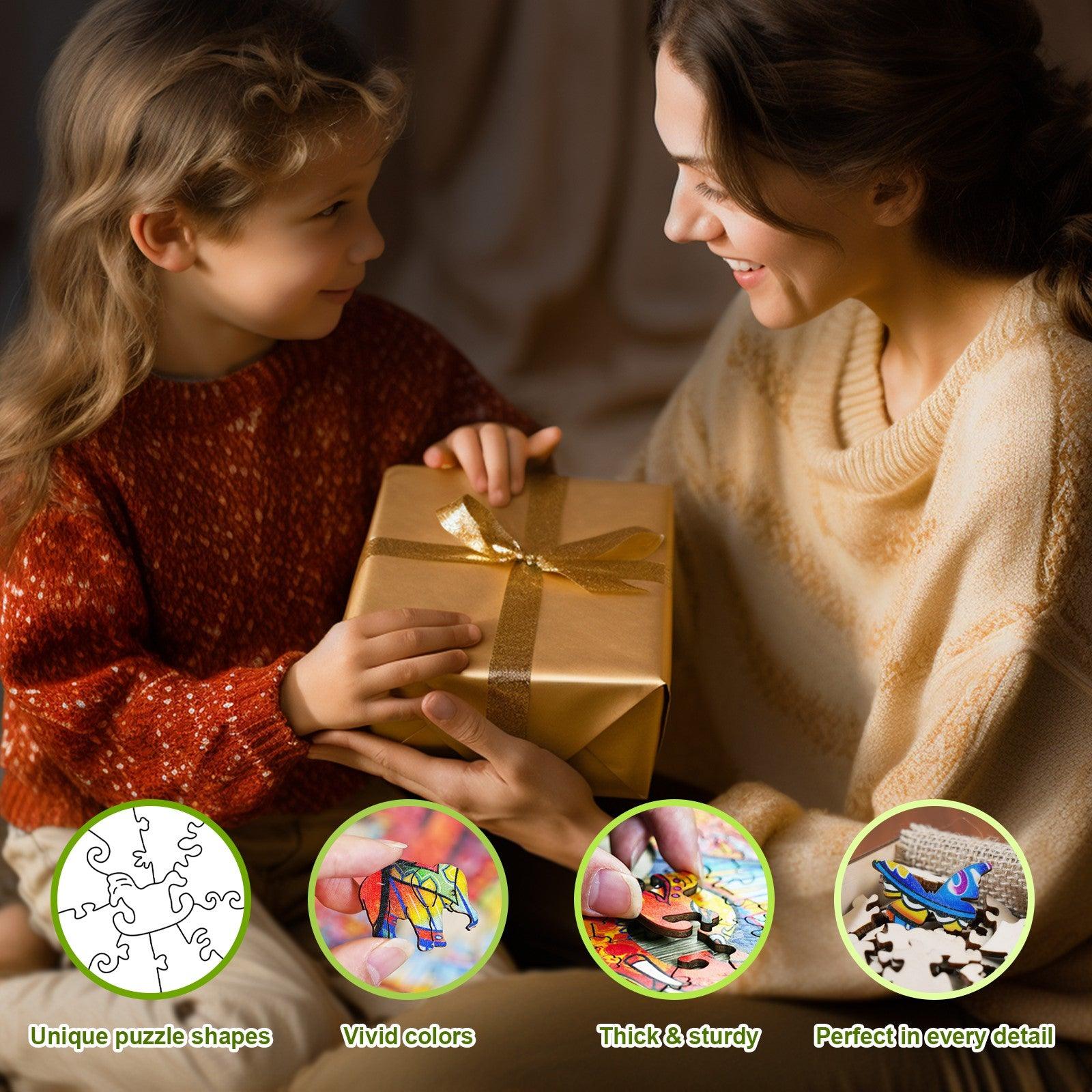 Cute Squirrel Children's Wooden Jigsaw Puzzle
