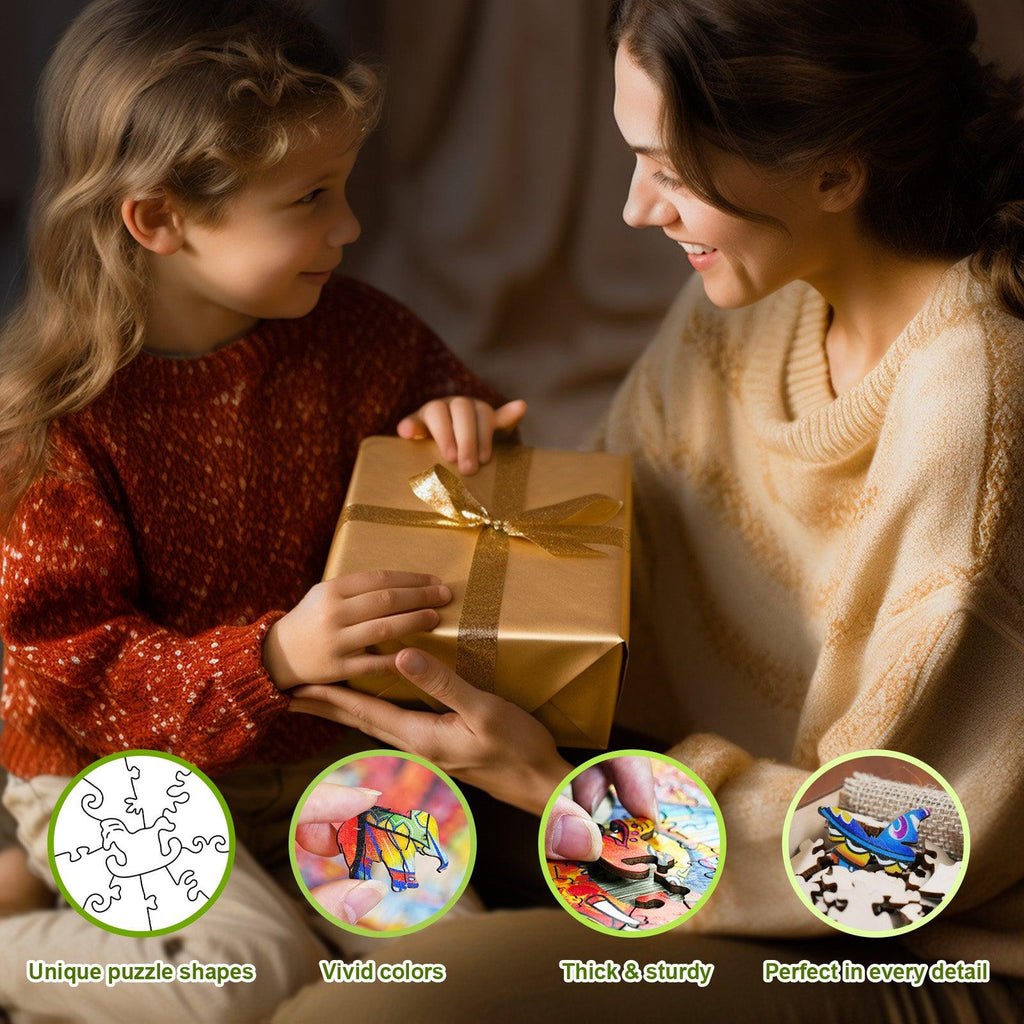 Cute Dog Children's Wooden Jigsaw Puzzle