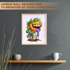 Man-eating flower Wooden Jigsaw Puzzle