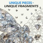 Diamond Butterfly Wooden Jigsaw Puzzle