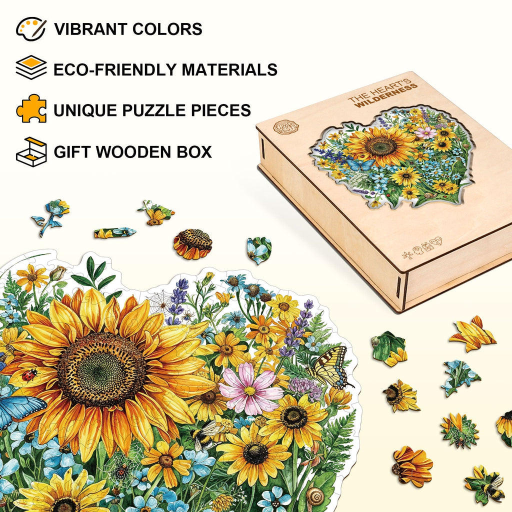 The Heart's Wilderness Wooden Jigsaw Puzzle