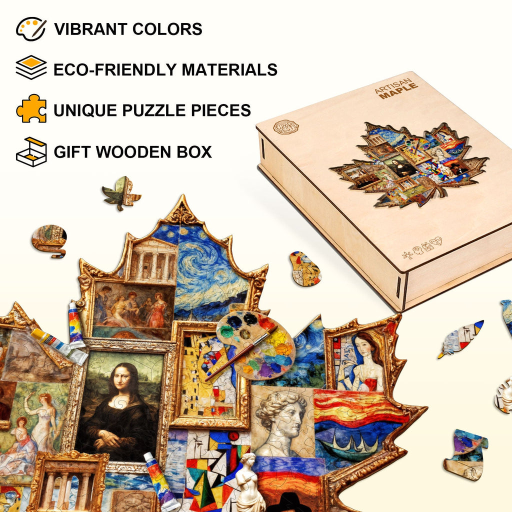 Artisan Maple Wooden Jigsaw Puzzle