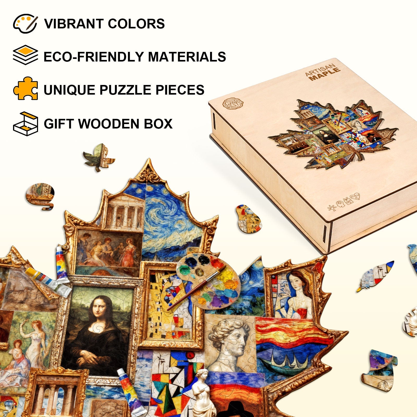 Artisan Maple Wooden Jigsaw Puzzle