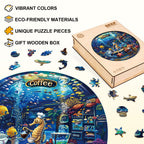 Deep Sea Cafe Wooden Jigsaw Puzzle