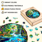 World Fusion Wooden Jigsaw Puzzle