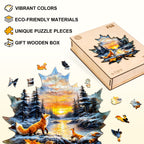 Winter fox Jigsaw Puzzle