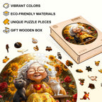 Sunny afternoon Wooden Jigsaw Puzzle