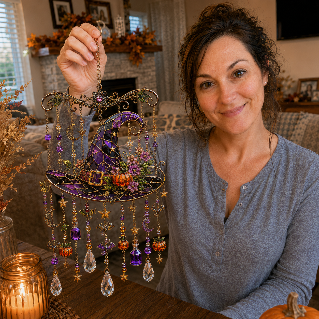 🎃Halloween Suncatcher Wind Chime
