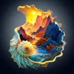 Conch scenery Wooden Jigsaw Puzzle