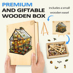 Grandma's Garden Wooden Jigsaw Puzzle