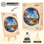Paris by Night Wooden Jigsaw Puzzle