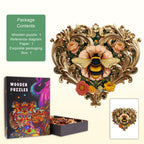 William Morris Bee Wooden Jigsaw Puzzle