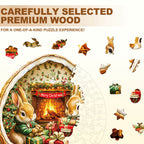Rabbit House Wooden Jigsaw Puzzle