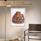 Christmas gift house Wooden Jigsaw Puzzle
