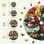 Fibrous Life Tree Wooden Jigsaw Puzzle