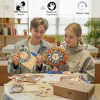 Tree of Life – DIY Wooden Clock, 3D Puzzle Craft Kit