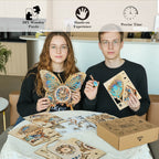 Butterfly – DIY Wooden Clock, 3D Puzzle Craft Kit