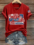 Women's 250 Year Print Short Sleeve T-shirt