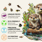Otter Wooden Jigsaw Puzzle
