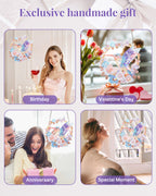5D DIY Diamond Painting Suncatcher Kit - Hummingbird Floral Wreath