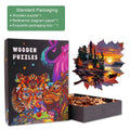 Autumn scenery Wooden Jigsaw Puzzle