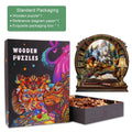 Train within the Book Wooden Jigsaw Puzzle