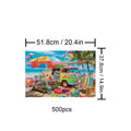 Beach Food Truck 500 / 1000 Piece Puzzle