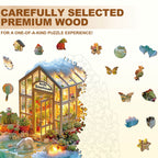 Glacier greenhouse Wooden Jigsaw Puzzle