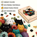 Felted Friends Wooden Jigsaw Puzzle