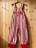 Women's Football Fans Print Patchwork Jumpsuit