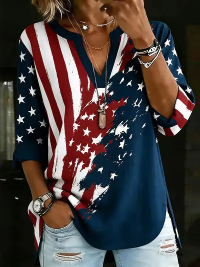 Ladies' Retro Flag Shirt