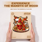 Joyful Squirrel Wooden Jigsaw Puzzle