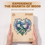 Secret Words of Spring Wooden Jigsaw Puzzle