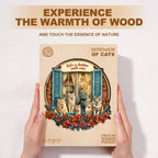 Serenade of Cats Wooden Jigsaw Puzzle