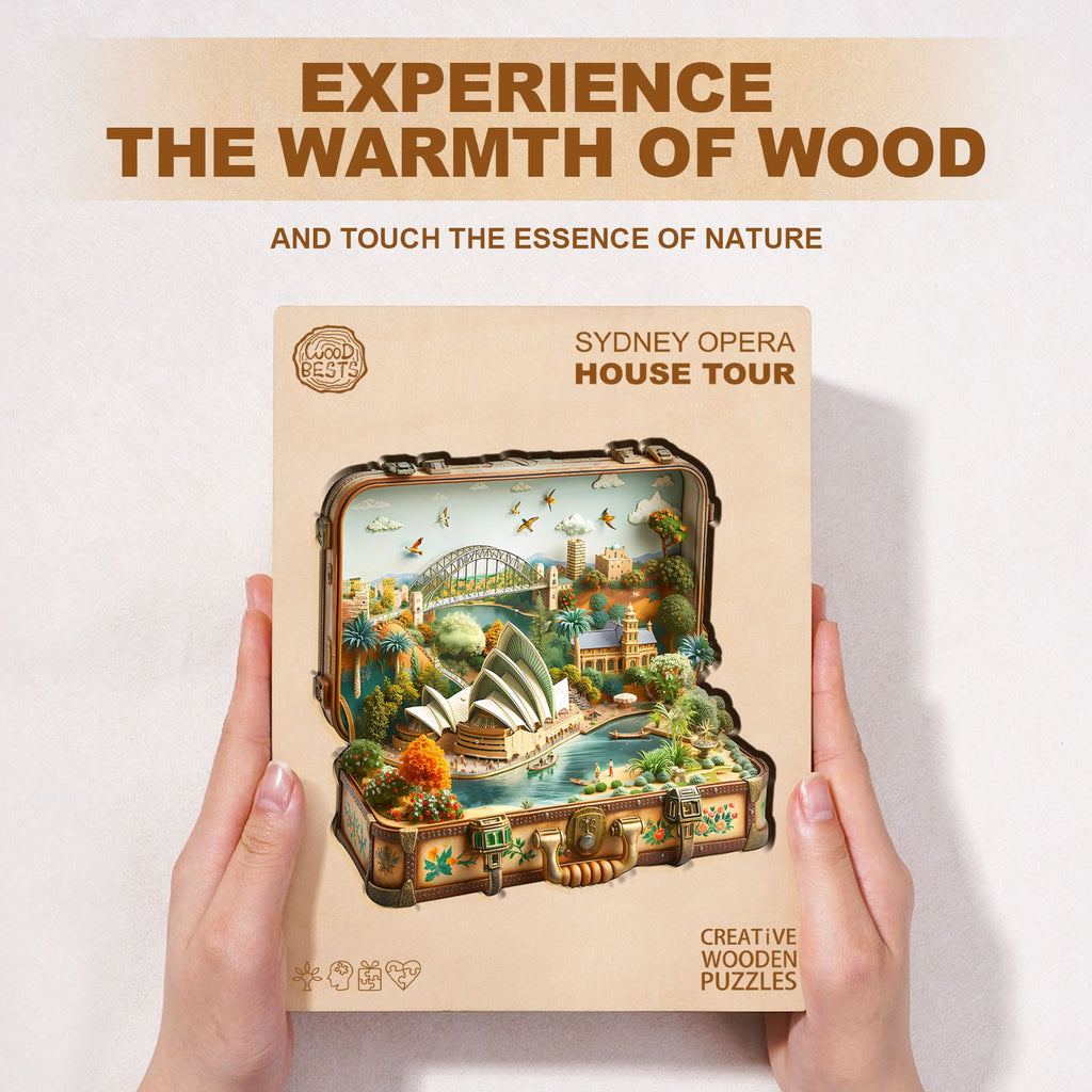 Sydney Opera House Tour Wooden Jigsaw Puzzle