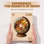 Christmas globe Wooden Jigsaw Puzzle