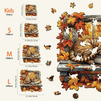 Resting Cat Wooden Jigsaw Puzzle