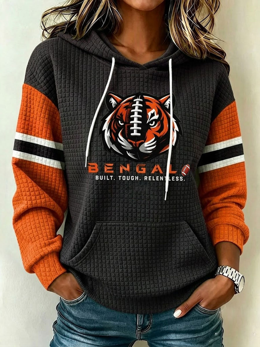 Women's Football Print Sweatshirt