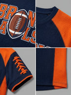 Men's Denver Broncos Football Logo Printed T-shirt