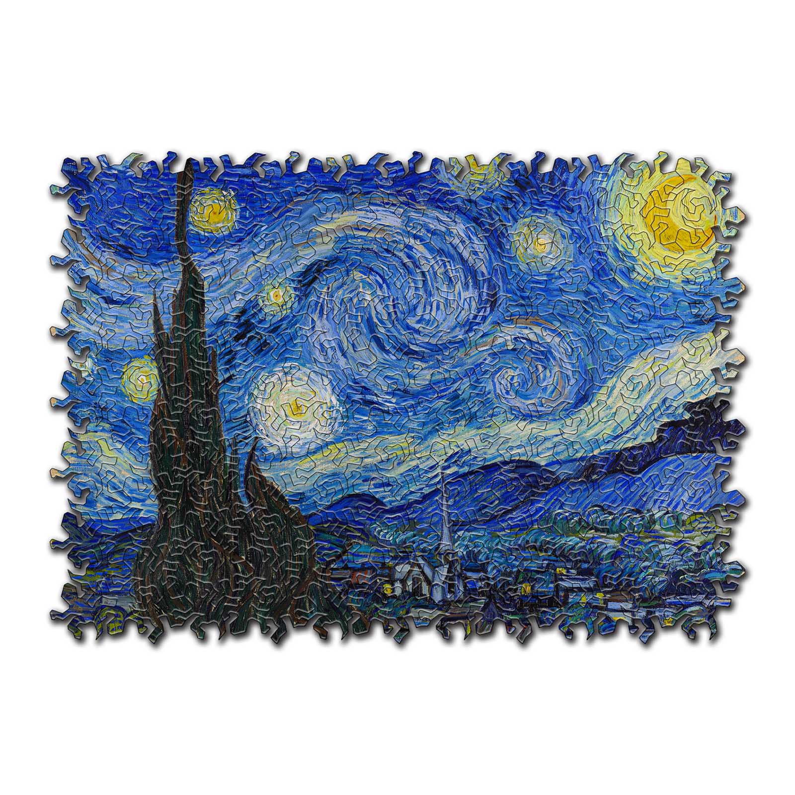 The Starry Night Wooden Jigsaw Puzzle