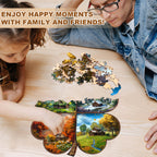Seasons Scenery Wooden Jigsaw Puzzle