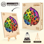 Colorful ladybug Wooden Jigsaw Puzzle