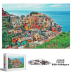 Seaside Village 500 / 1000 Piece Puzzle
